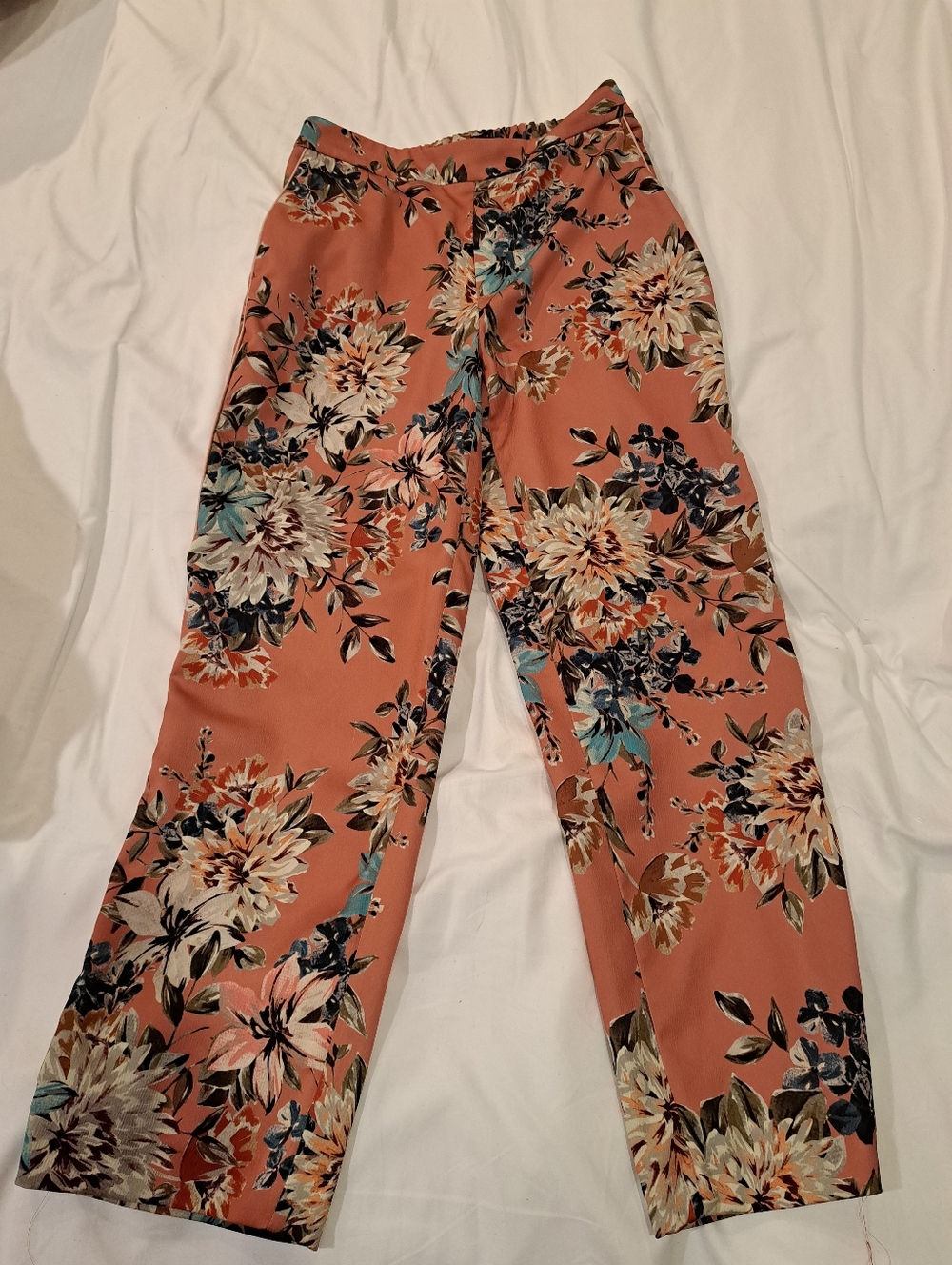 Zara XS Floral Design Pant